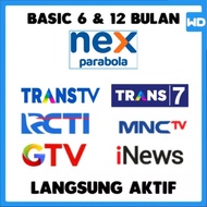 Paket Basic Nex Parabola 6 &amp; 12 Bulan Murah Terlaris.