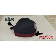 KOPIAH MODEN USTAZ SOMAD HITAM + MAROON