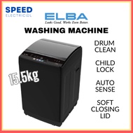 [SABAH ONLY] ELBA TOP LOAD FULLY AUTO WASHING MACHINE 15.5KG EWT-R1553(GR) 洗衣机 MESIN BASUH