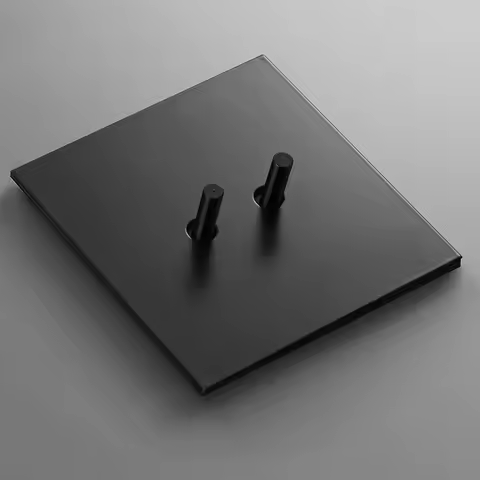 Wall Stainless Steel Panel Toggle Switch 1-4 Gang 2 Way Vintage Lighting Switch Wall USB Outlet for 