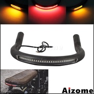 AI 196mm Upswept Rear Seat Frame Hoop 7/8" Tracker End Loop For Suzuki GN125 GS125 Cafe Racer LED Ta