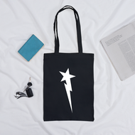 Lyra Bags - TOTE BAG BAPE STAR KANVAS PREMIUM UKURAN 40x30CM / TAS / RESLETING / SERUT / WANITA / BE