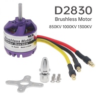 D2830 Brushless Motor 850KV 1000KV 1300KV Outrunner Motor RC Plane Motor for RC Multicopter Drone Fi
