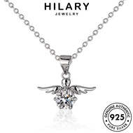 HILARY JEWELRY Chain Women Moissanite Korean Perempuan Rantai Pendant Sterling Diamond 925 Original Accessories Perak Necklace Fashion 純銀項鏈 Silver Leher For N106