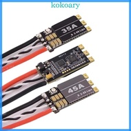 KOK For BLHeli-S 2-6S Brushless Programmable LED Light 35A 45A Electronic
