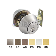 NELON Deadbolt Door Lock / Main Door Lock / HDB Door Lock / Cylindrical Deadbolt D102 (Double-sided Key)