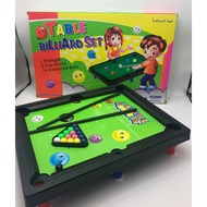 ♞,♘(COD)Pool Table Billiard Play Set Toy For Kids