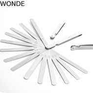 WONDE Feeler Gauges Thickness Measurement 0.02-1.00MM Removable Stainless Steel For Feeler Gauge Val
