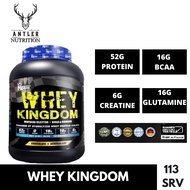 Muscle Kingdom, Whey Kingdom 3.6KG/113 Serving. Susu Protein Whey Kingdom.