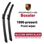 Car Wiper Blade for Porsche Boxster 1996-present (986/987/981/718) front silicone windshield wiper b