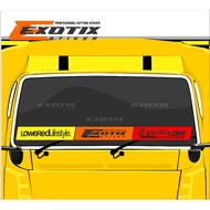 Pickup truck windshield stickers, truck window stickers, pickup window stickers (CUSTOMIZED)