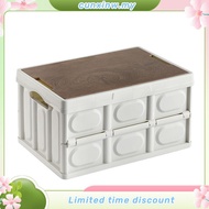 BEST4U 30/56L Foldable Stackable Collapsible Storage Box with Lid | Car Trunk Bin | Outdoor Containe