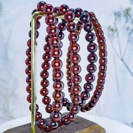 無盡迴圈【橙石榴/血珀】天然橙石榴石 水晶手鍊手串 一物一拍