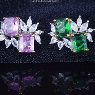 V.JC 44 - Elegant and luxurious Square flower women's ring