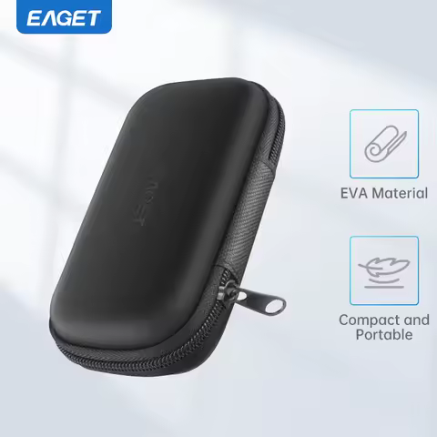 Eaget SSD Box Bag Case Portable Hard Drive Bag for External Portable M.2 SSD ssd box case storage Pr
