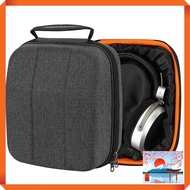 Geekria Shield Case for Large Over-Ear Headphones, Hard Shell Travel Carrying Bag with Cable Storage