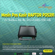 MESIN POS KASIR RAPTOR POS391 C56 TOUCHSCREEN INTEL ATOM D2550 1.86GHZ SSD 64GB - MiniStore5