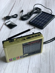 Golon RX6677 Solar Panel AM/FM Rechargeable Radio
