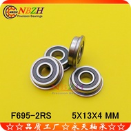 Stainless Steel Flange Bearing SF695ZZ F695ZZ F695-2RS DDLF-1350 5 * 13 * 4mm