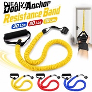 DIEAIYA Door-Anchor Resistance Band, Handheld 30 Lbs 20 Lbs 10 Lbs Resistance Exercise Band, Portabl