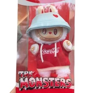 GOLDEN โมเดลสะสมได้ ตุ๊กตา Plush Bu Coca-Cola Series พวงกุญแจป๊อปมาร์ทการ์ตูน หมวกชุดของเล่น จี้ตุ๊ก