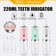 TresGadget Water Flosser Dental Floss Teeth Oral Irrigator Portable Irrigator Pembersih Gigi 沖牙器