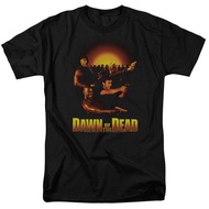 Dawn Of The Dead Dawn Collage T Shirt Mens Zombie Movie Tee Black