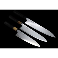 🇯🇵堺牙月 霞 白一鋼 和牛刀 210mm 💓 黑檀白水牛柄 💓 日本高級廚刀