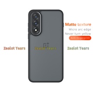 Casing For OnePlus Nord 5 5G Nord5 Luxury Armor Transparent Matte Case Acrylic Shockproof Back Cover