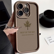 Trendy Golden Maple Leaf Case For OPPO A7 A12S F11 A9X A94 A79 A80 A57 A77 A5SReno 4F 5F 7Z 8Z A53 A