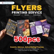 [A&R] Flyers Printing Service | Affordable High Quality Flyers | A4size 500pcs Full Colored