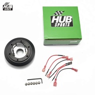 HUB Sports Racing Sport Steering Wheel 6-Hole Short Thin HUB Adapter For Audi A4/A6/A8 For VW For Po