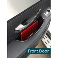 Door Handle Storage Box For Mercedes Benz GLC C Class W205 2015-18 Container Holder Tray Accessories Organizer Car Styling