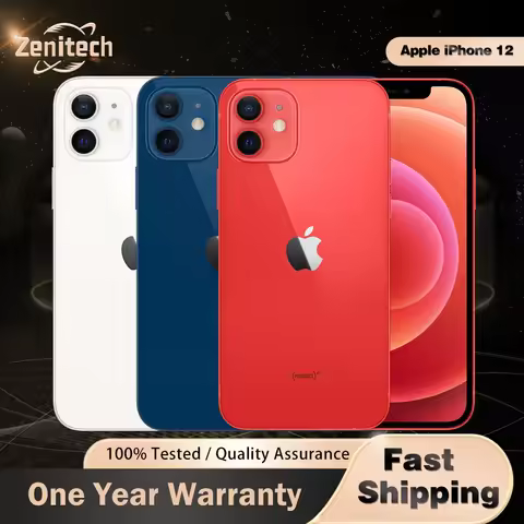 Original Apple iPhone 12 5G Mobile Phone Face ID 64GB/128GB NFC 6.1" Super Retina XDR OLED A14 IOS H