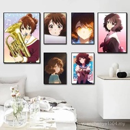 1pc Oumae Kumiko Anime Sound Euphonium Poster Poster Art Print Bar Living Room Furniture Decor canva