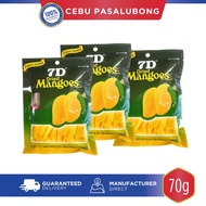 7D Dried Mango Cebu, Cebu Best Dried Mangoes, 70g, 80g, 100g, 170g, Dried Mango Dried Fruit