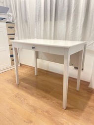 Ikea可摺餐桌飯枱白色