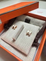 Hermes mini Pop H 耳環