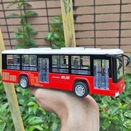 Alloy Doorable Bus Bus Toy Boy Tour Bus Model Children's City Bus