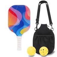 Lituo Pickleball Racket Professional Carbon Fiber Picket Ball Paddle สําหรับกีฬาและฟิตเนส Enhanced P
