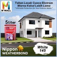 5L Nippon Paint Exterior Weatherbond White 145