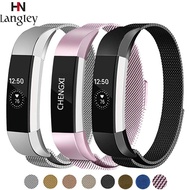 zhangeer Full Stainless Steel Milanese Strap Magnetic Loop Watch Band For Fitbit Alta/Alta HR Smart Watch High Qualty Watches Accessories Straps