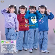 KATUN Zamiyyah - Premium Combed Cotton Children's Suit || Moina | Elana | Meti | [Sale] Set By Nia Collection