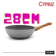 Wok Fry Pan Induction Frying Pan Marble Frying Pan 28cm FP-0644