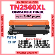 DR2560 TN2560 TN2560XL TN-2650 Compatible Brother Toner DCP-L2640 HL-L2460 MFC-L2885 L2805 MFC-L2805