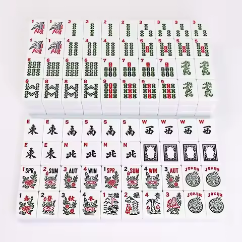 American, Jewish Western Mahjong – 30mm Mahjong Tiles, American-Style Mahjong Pieces