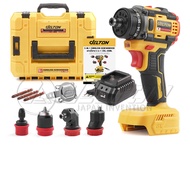 DELTON 5in1 สว่านไร้สาย สว่าน 199V เปลี่ยนหัวได้ 5 แบบ ไขควงไฟฟ้า สว่านไขควง ไขควง ไร้สาย มอเตอร์บัส