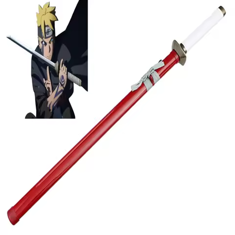 Naruto 42inch Uchiha Sasuke Role Play Katana Bamboo Assembled Cosplay Sword Model 106cm