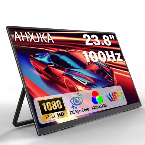 23.8inch Portable Monitor 100HZ 100% SRGB IPS USB-C HDMI Large Work Switch Home Gaming Second Monito