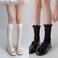 [Initiation Dawn] Sweet & Stylish Ballet Style Thin Bow Lace Socks